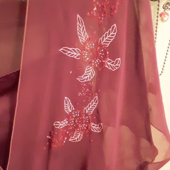 Chiffon top dress with Sequins - Picture 2 of 5